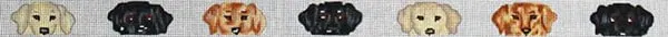 175c Asst Lab Dog Faces belt