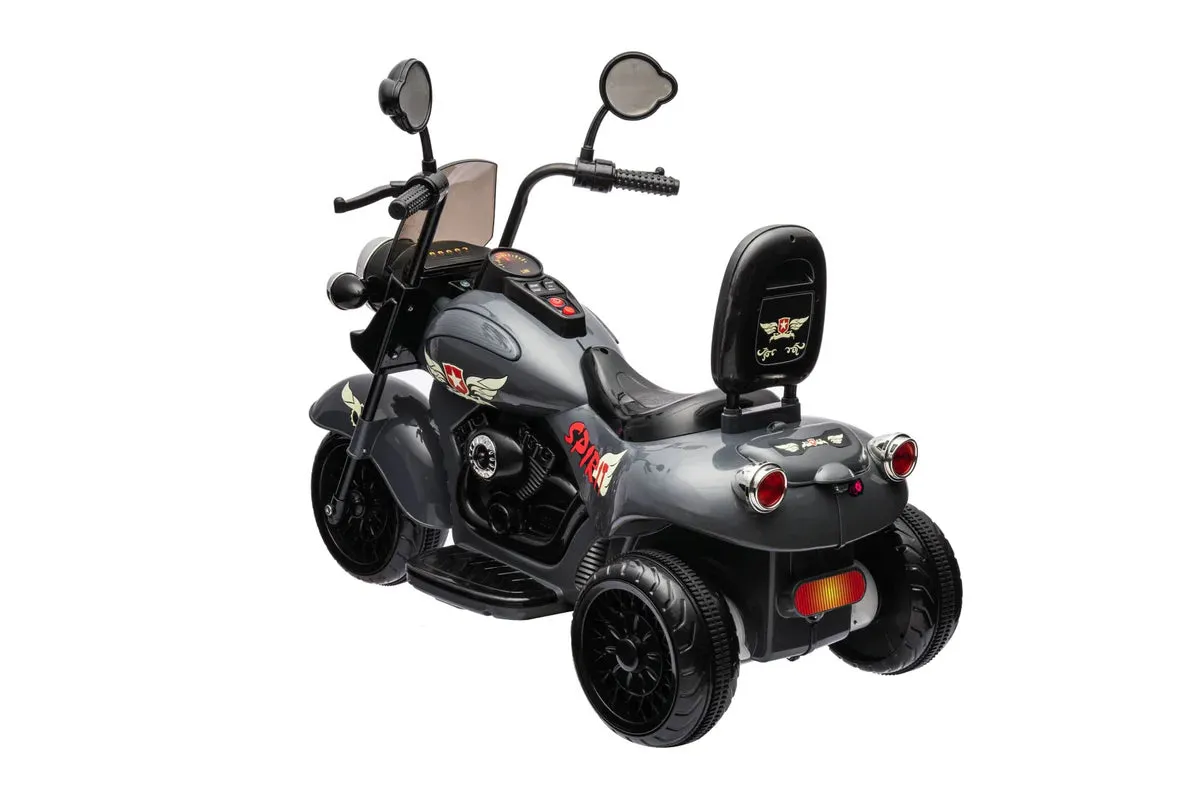 2025 Super Cool Cruiser Motorcycle Kids Ride On Car | 12V | Big 1 Seater | Rear Suspension | Upgraded