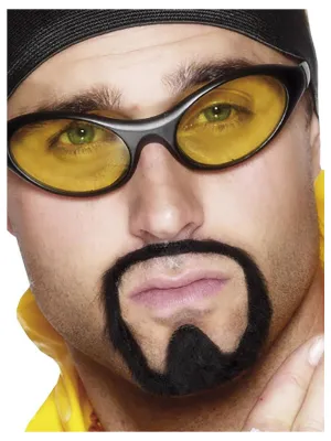 90s Rapper Specs, Yellow Lenses