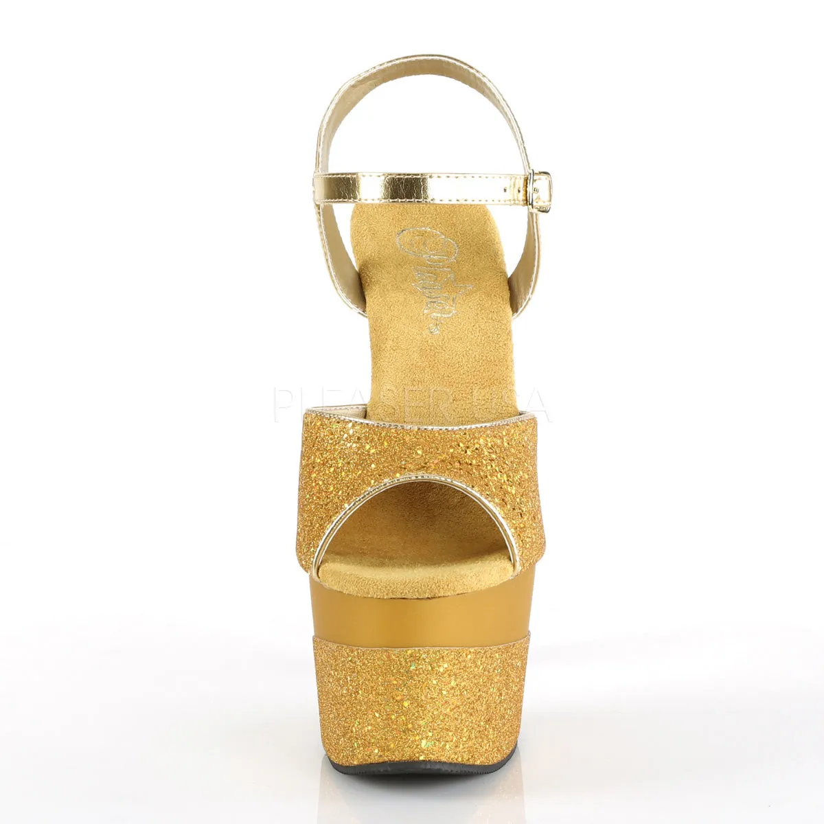 ADORE-709-2G  Gold Multi Glitter/Gold Multi Glitter