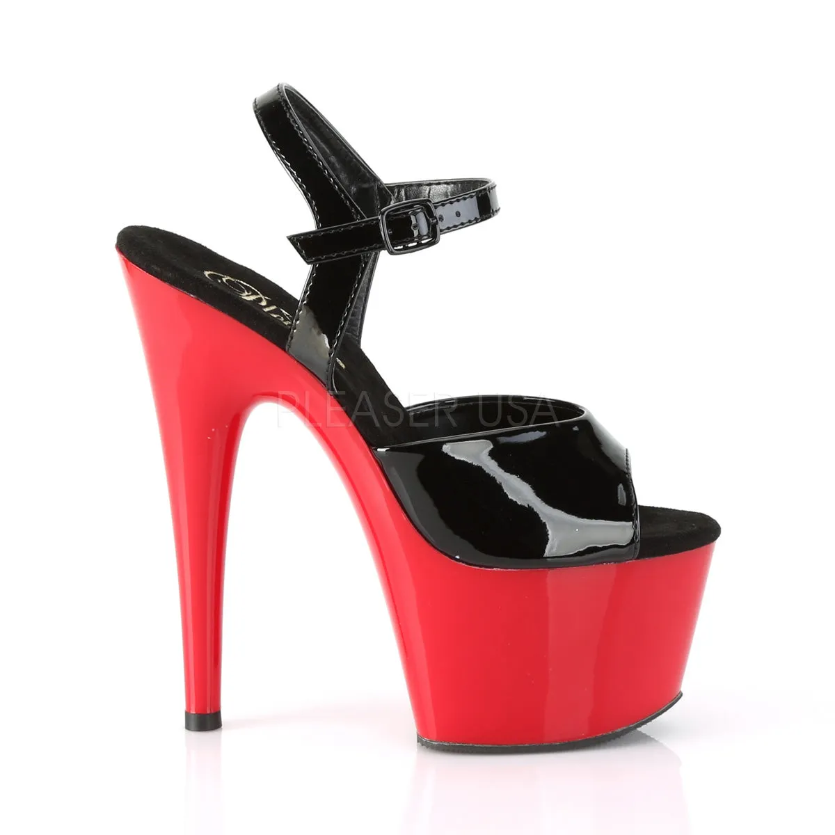 ADORE-709  Black Patent/Red
