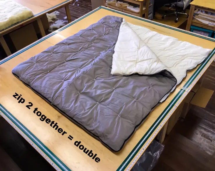 All Natural Wool Sleeping Bag by Holy Lamb Organics
