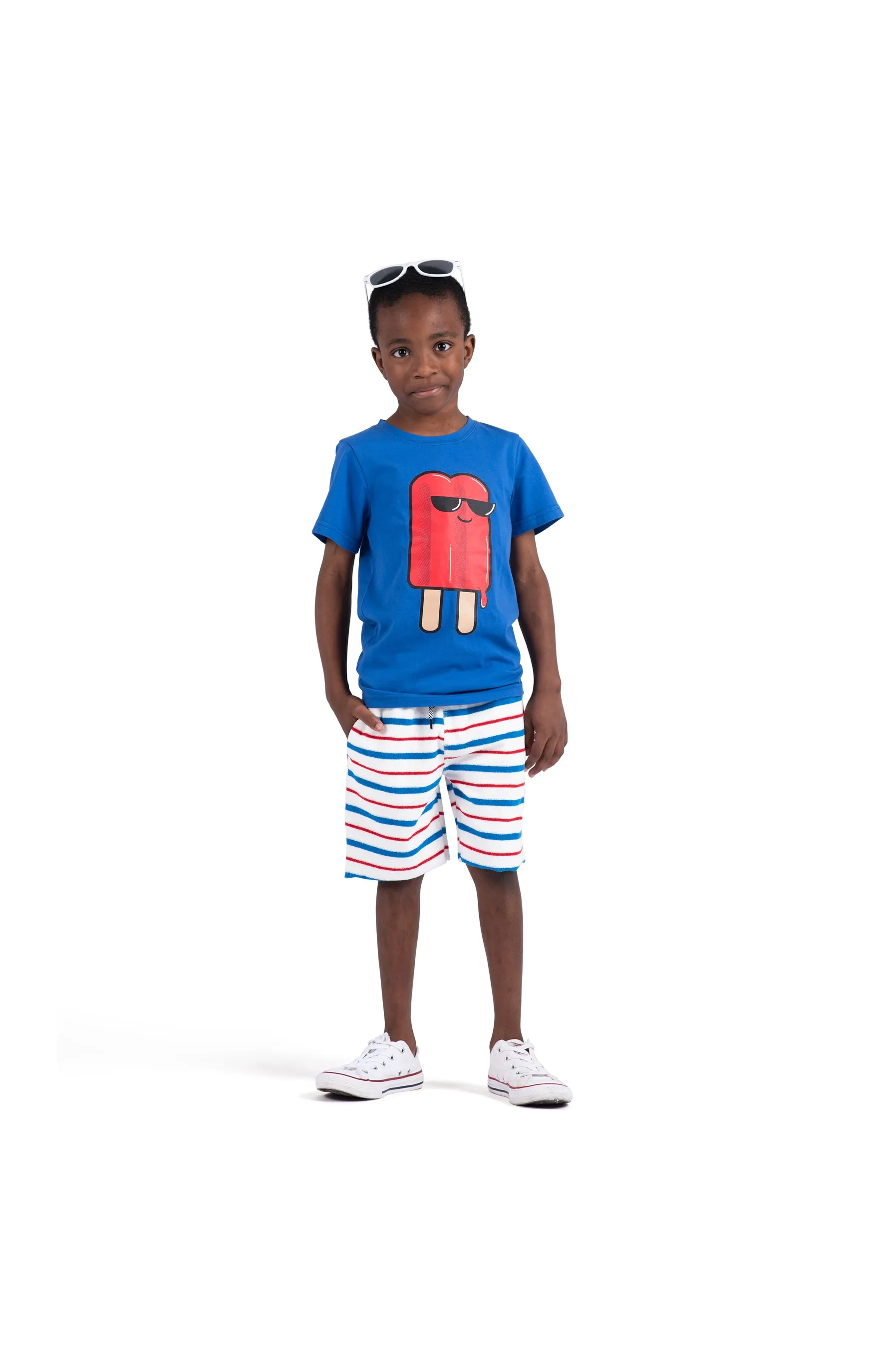 Appaman Double Fun Tee Surf Blue