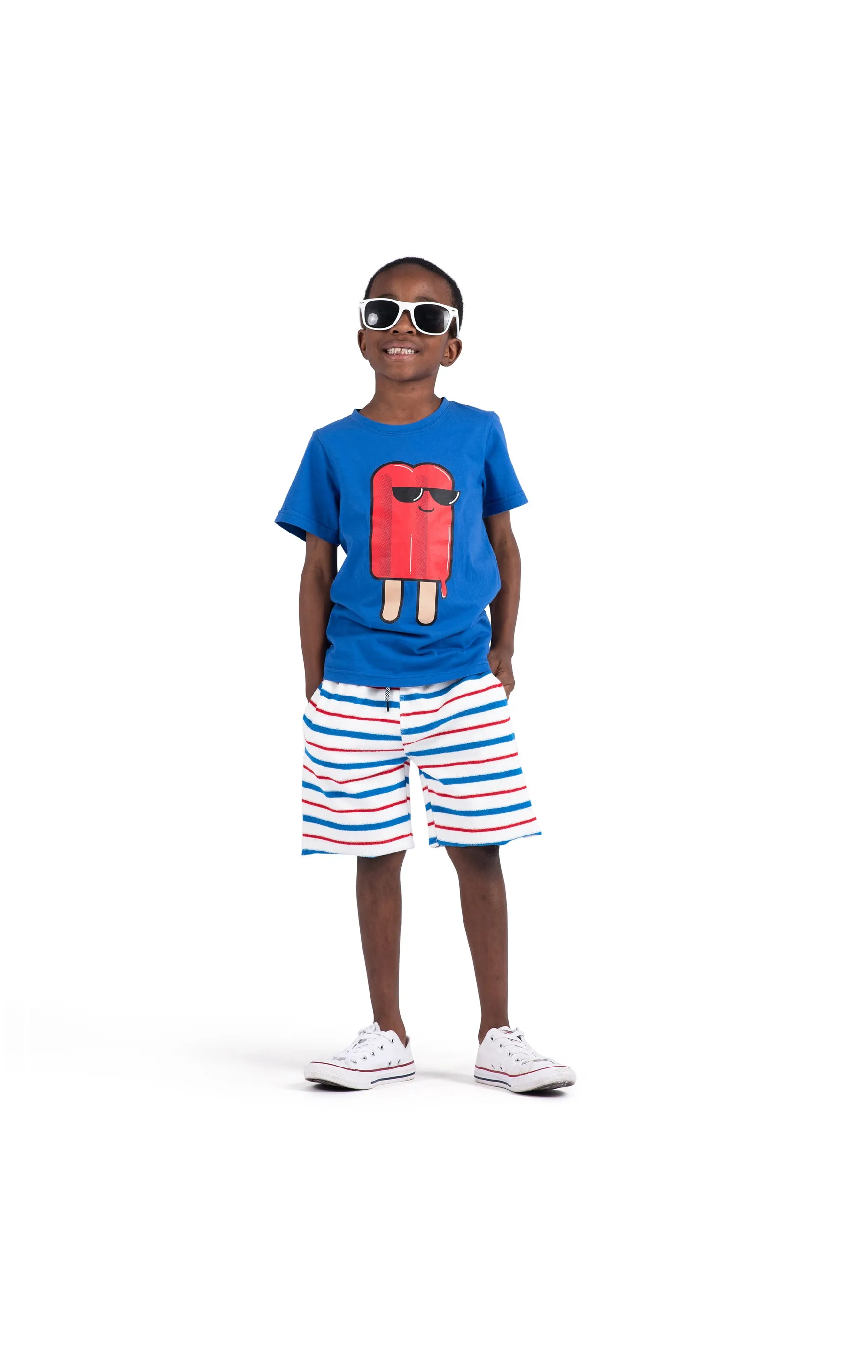 Appaman Double Fun Tee Surf Blue