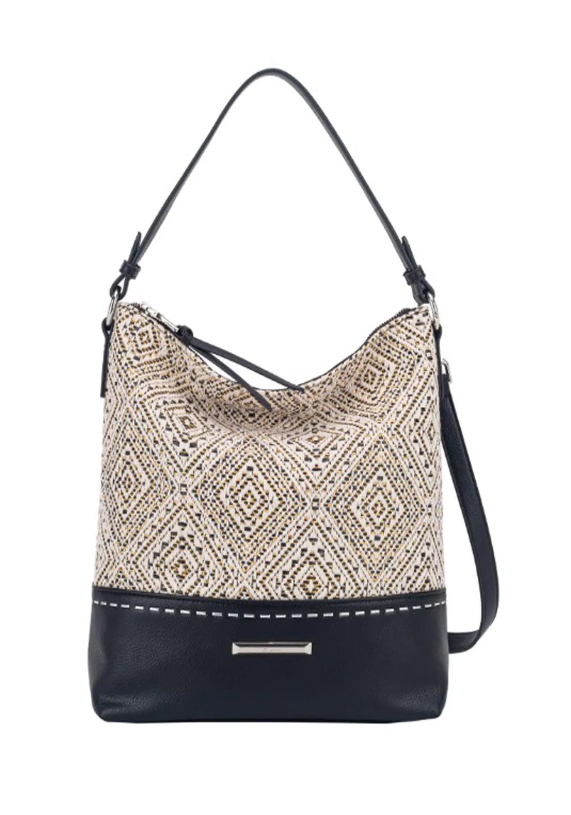 Atlantis Slouchy Sholder Bag - Black