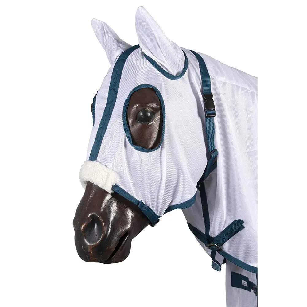 Aussie Mesh Hooded Combo White