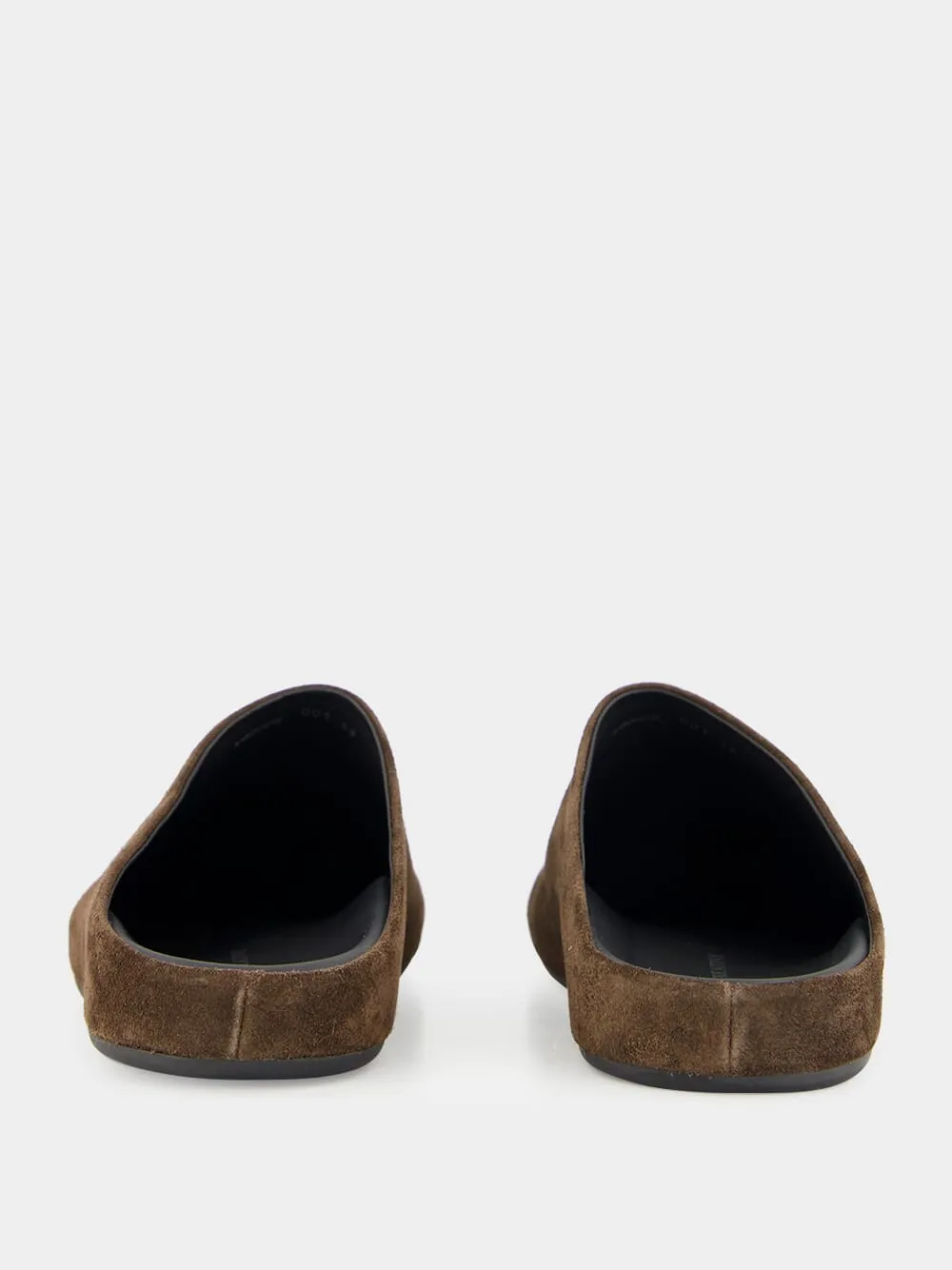 Babouche 001 Brown Suede Mule Sandals