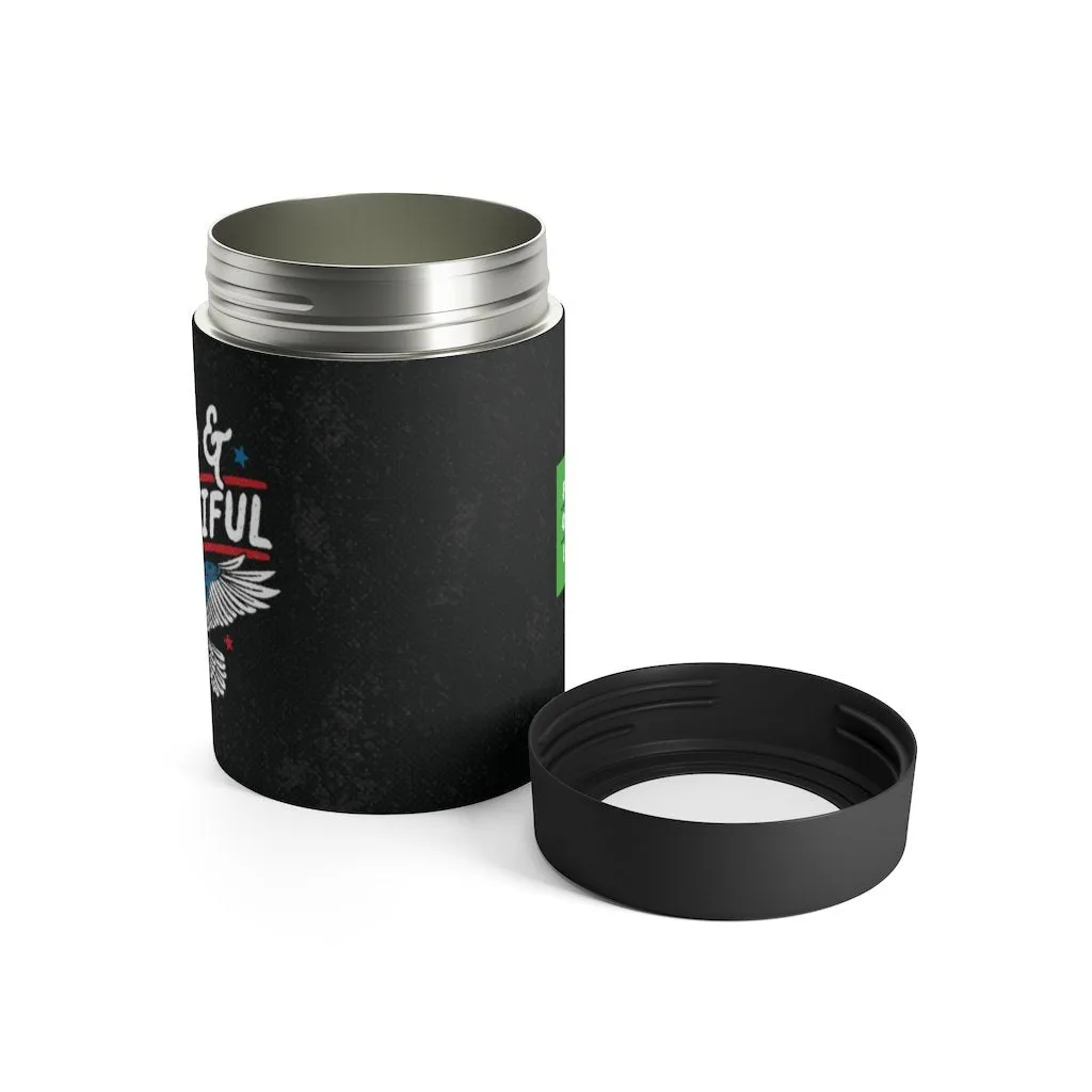 Bald Is Beautiful Can Cooler
