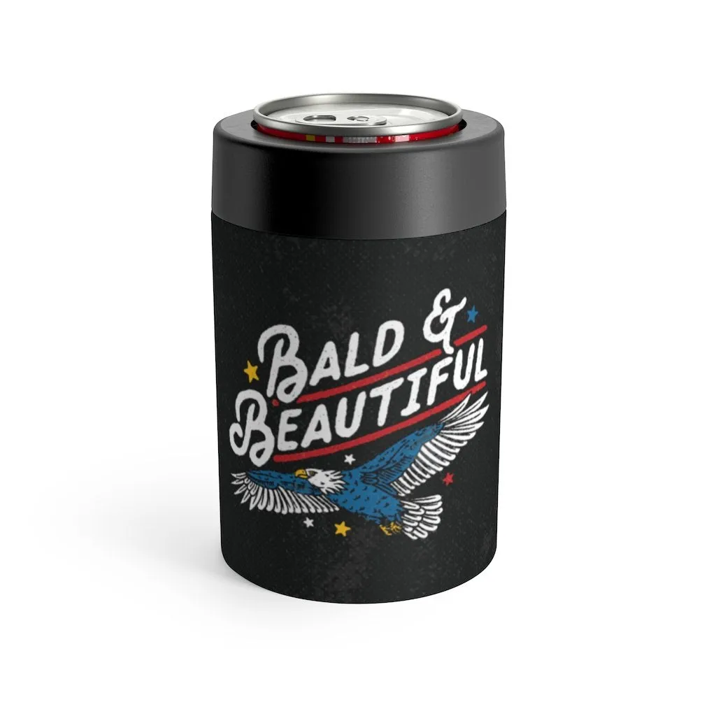 Bald Is Beautiful Can Cooler