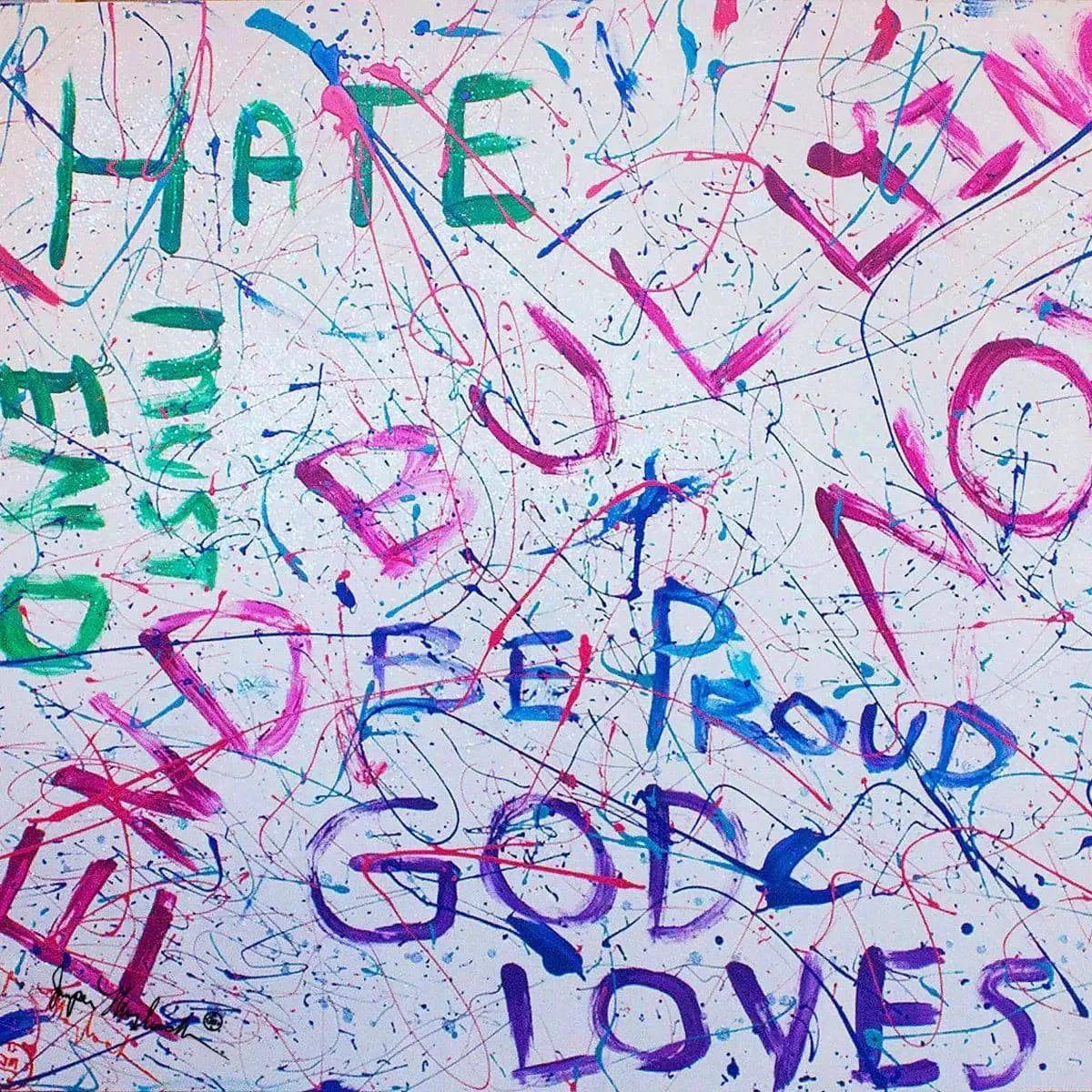 Be Proud #1  (Embellished-Hand Signed by the Artist)