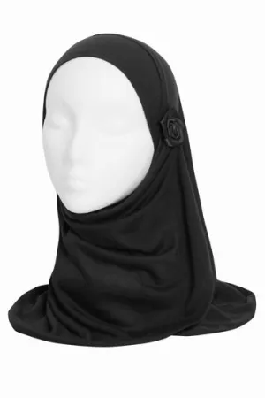 Black Girls Flower Hijab