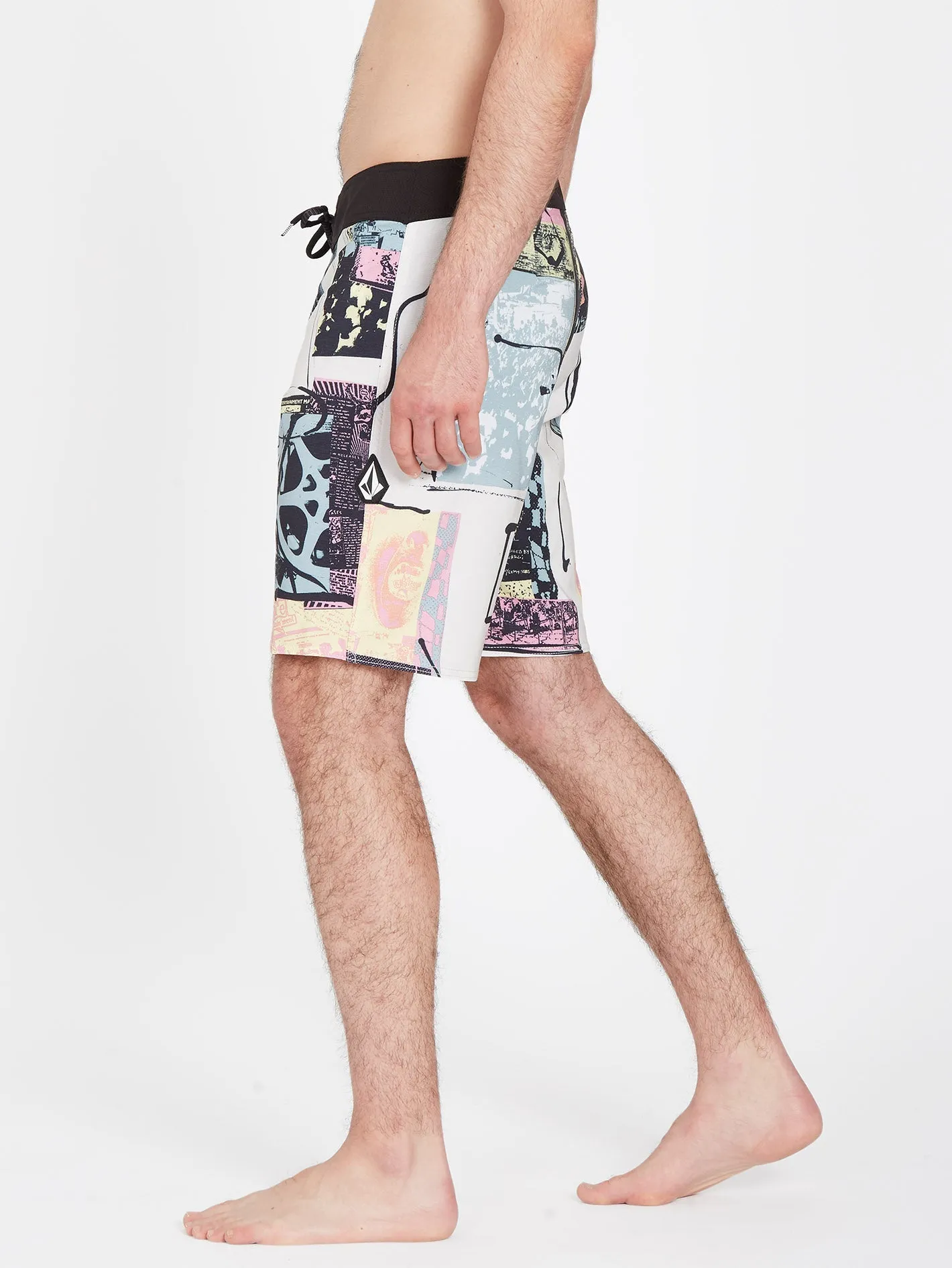 Boardshort V Ent Flyer Mod 19" - WHITECAP GREY