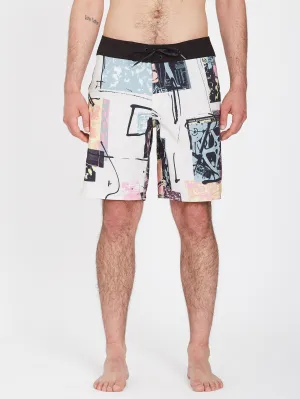Boardshort V Ent Flyer Mod 19" - WHITECAP GREY