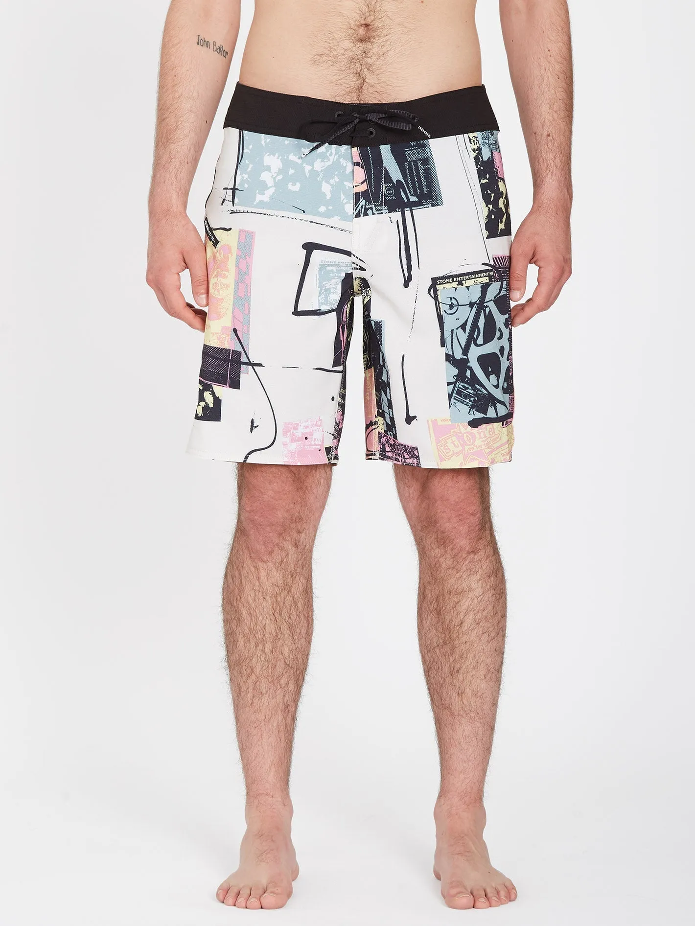 Boardshort V Ent Flyer Mod 19" - WHITECAP GREY