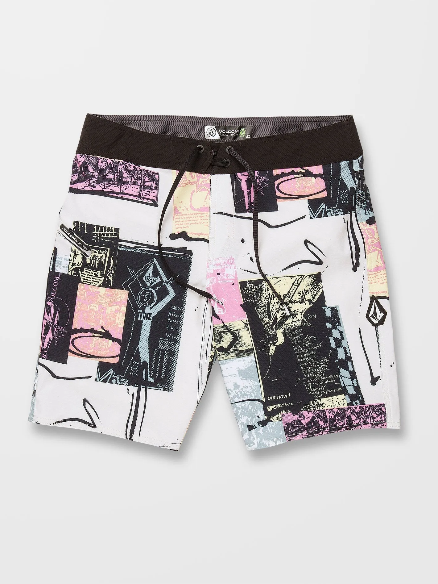 Boardshort V Ent Flyer Mod 19" - WHITECAP GREY