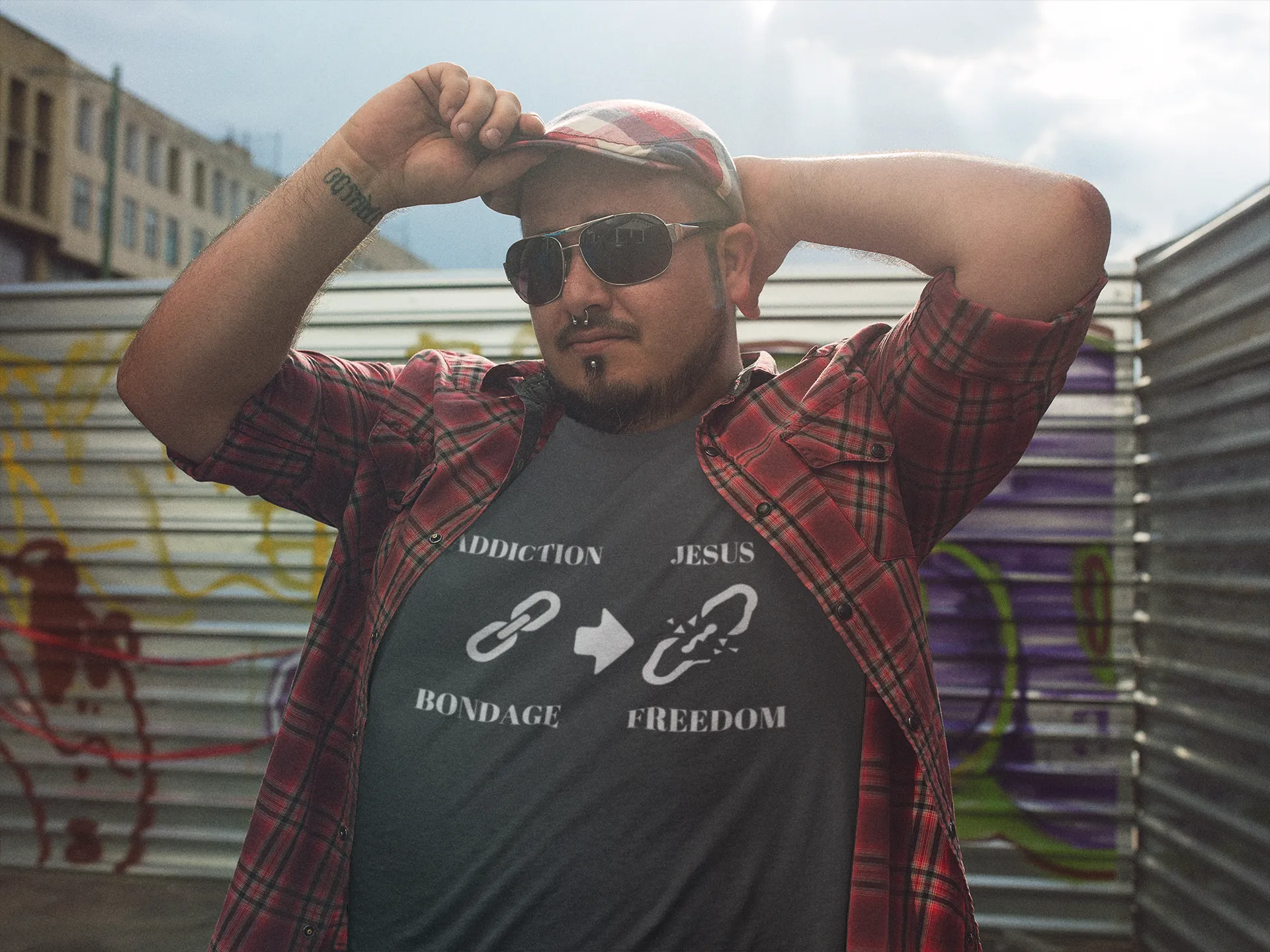 Bondage to Freedom Big-N-Tall T-Shirt