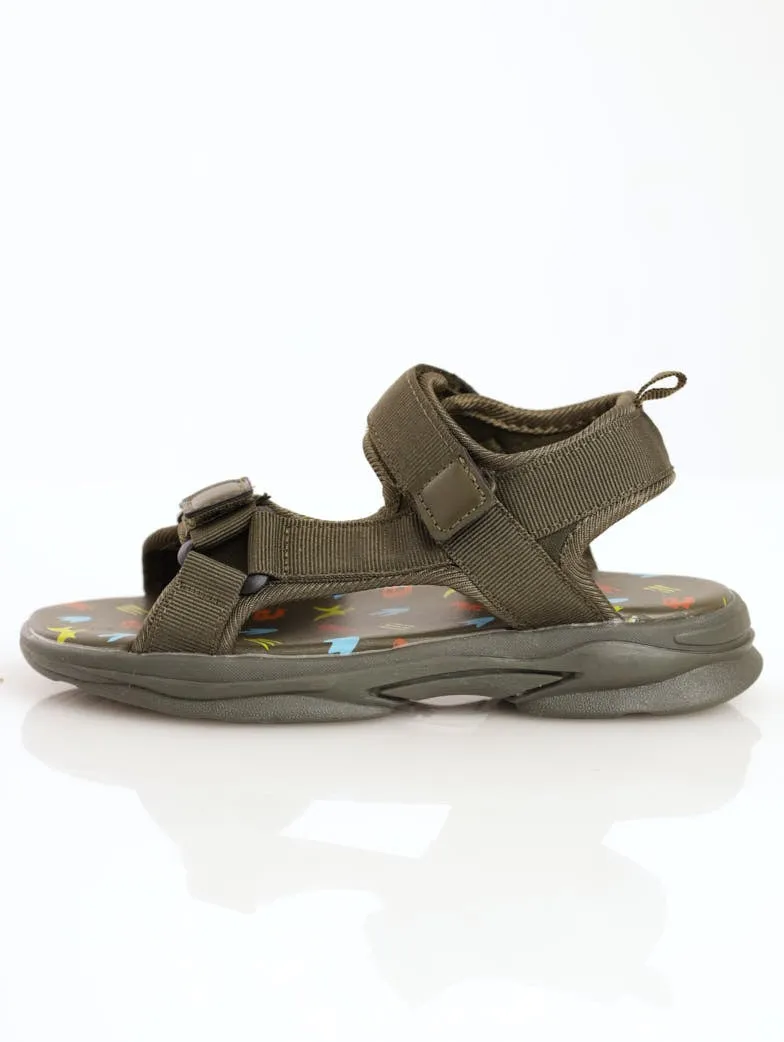 Boys Open-Toe Dino Adventure Sandal - Fatigue