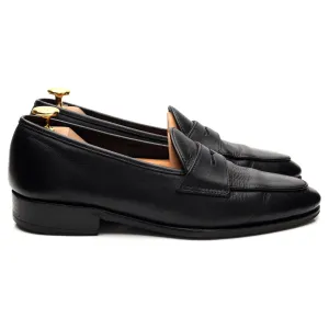 'BP2' Black Leather Belgian Loafers UK 6 EU 38