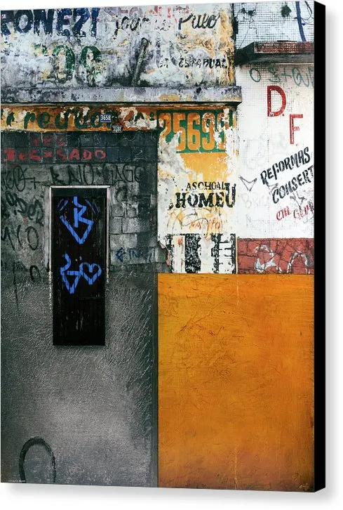Brazil Graffit B - Canvas Print