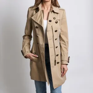 Burberry Khaki Trench Coat