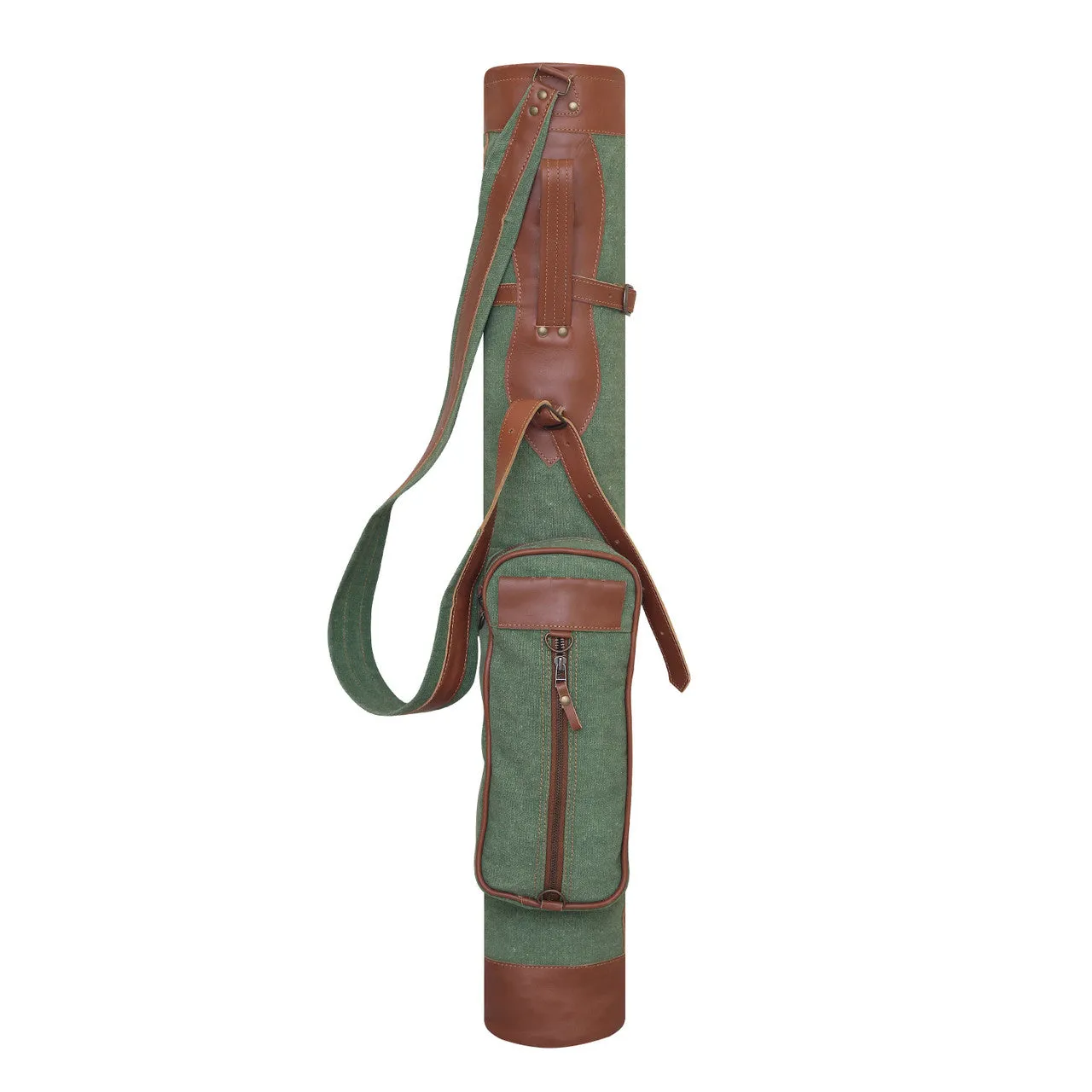 Canvas Golf Pencil Bag With Adjustable Shoulder Strap