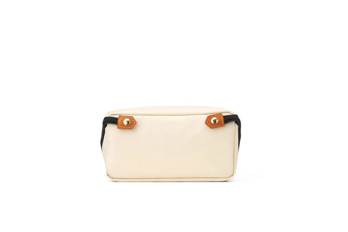 Canvas Open Wide Makeup Case