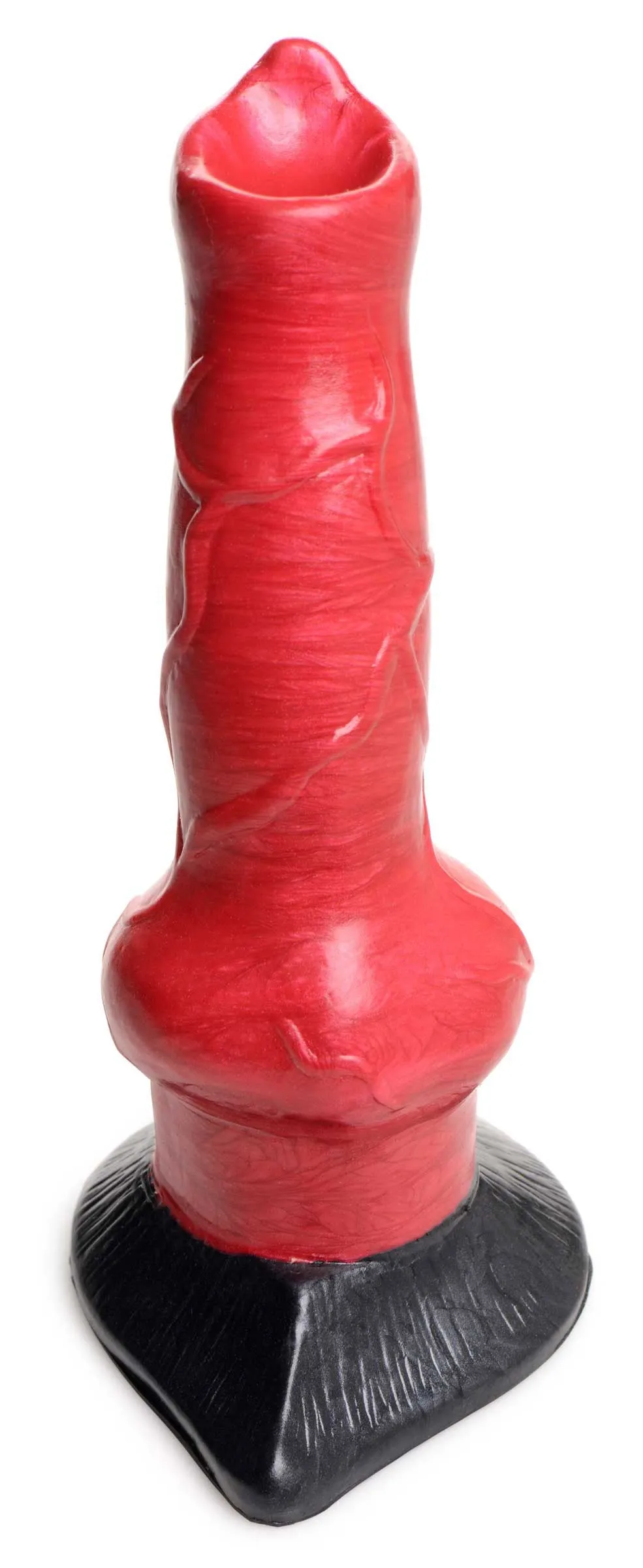 Cc - Hell-Hound - Canine Penis Silicone Dildo - Red