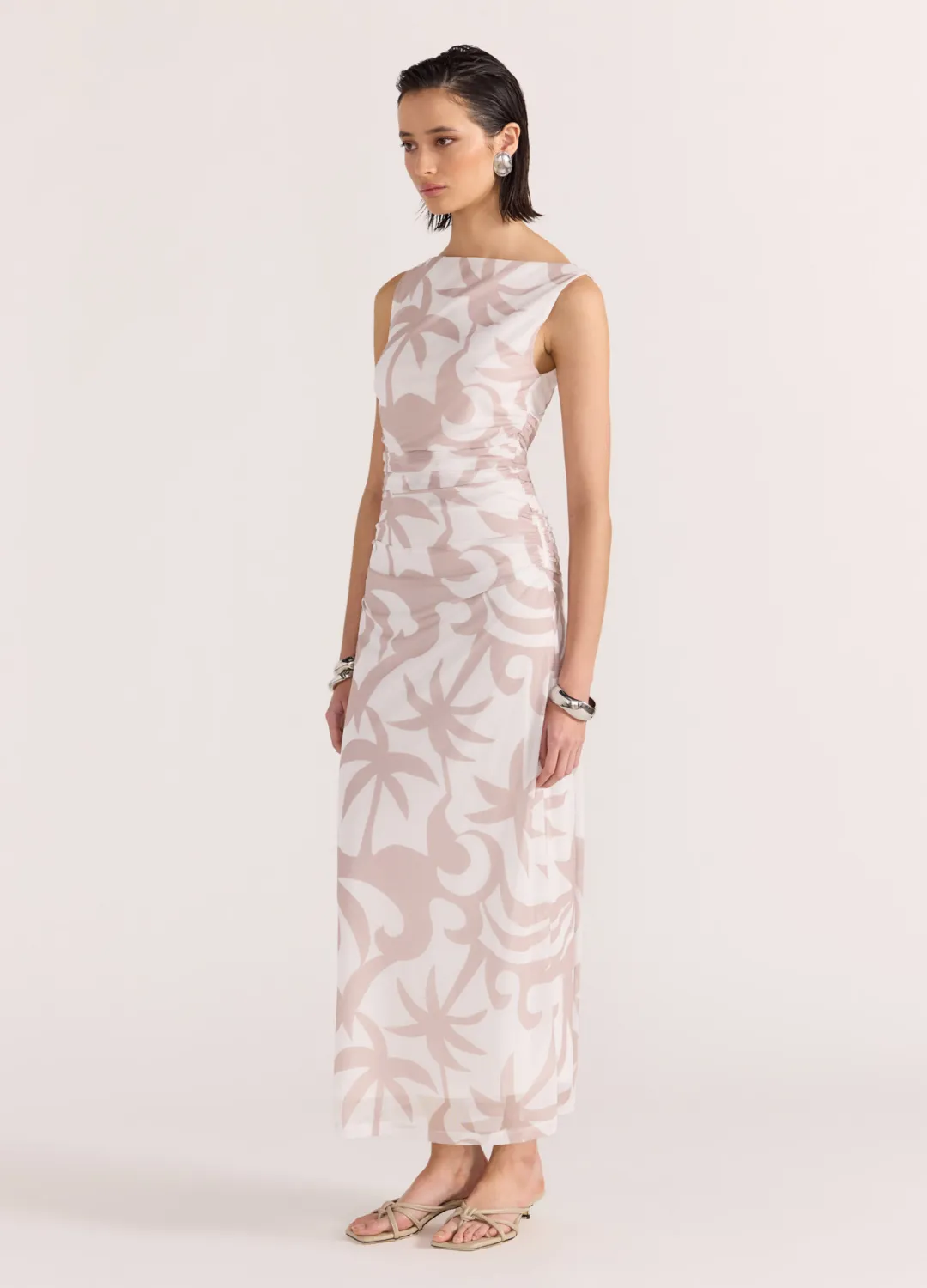 Celeste Mesh Maxi Dress