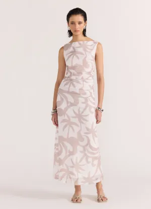 Celeste Mesh Maxi Dress