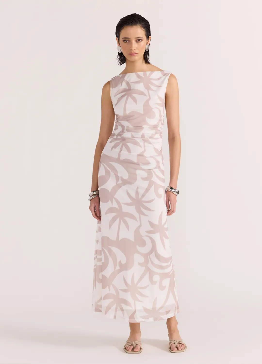 Celeste Mesh Maxi Dress