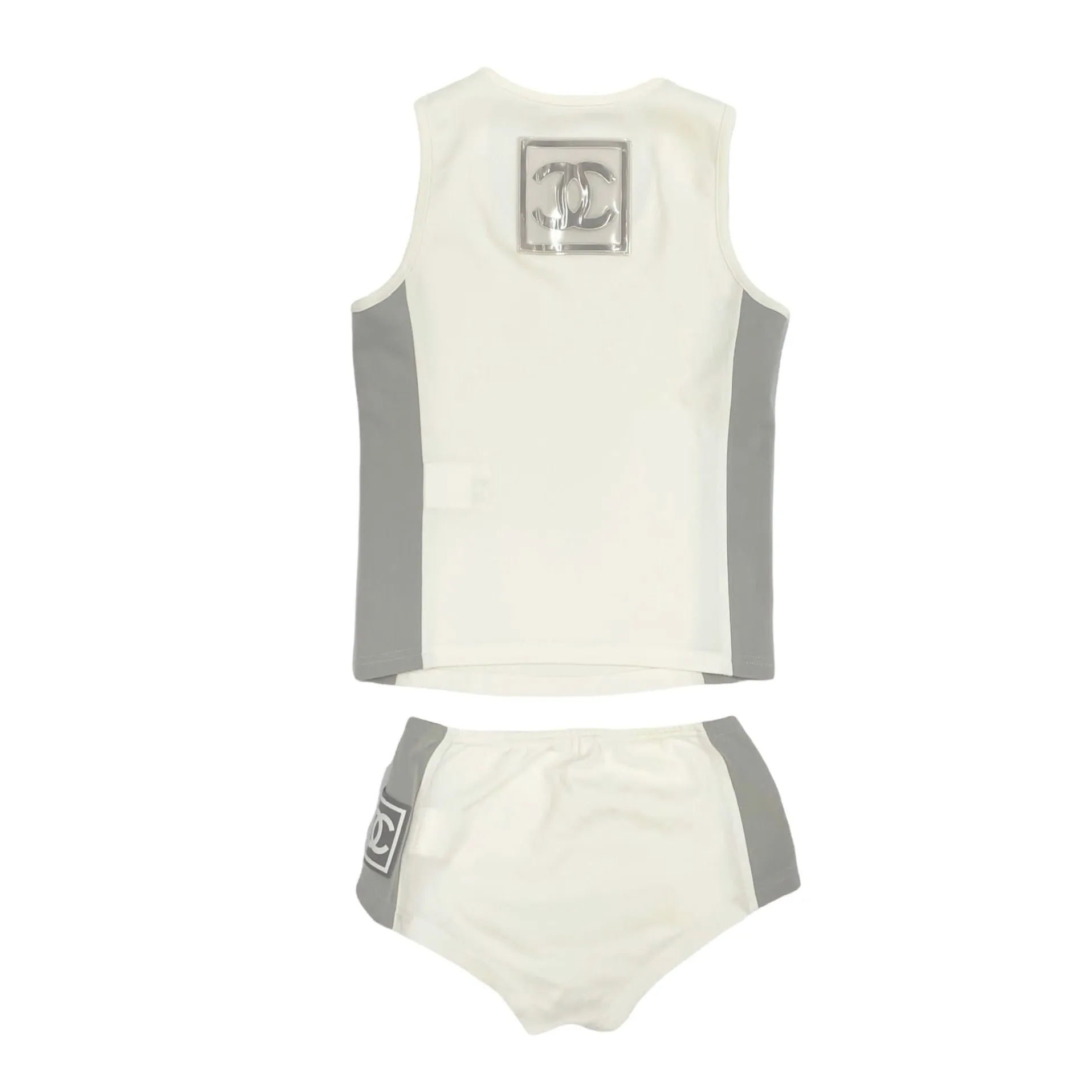 Chanel White Sport Logo Set