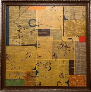 Change Cycle - Mixed Media on Framed and Stretched Canvas