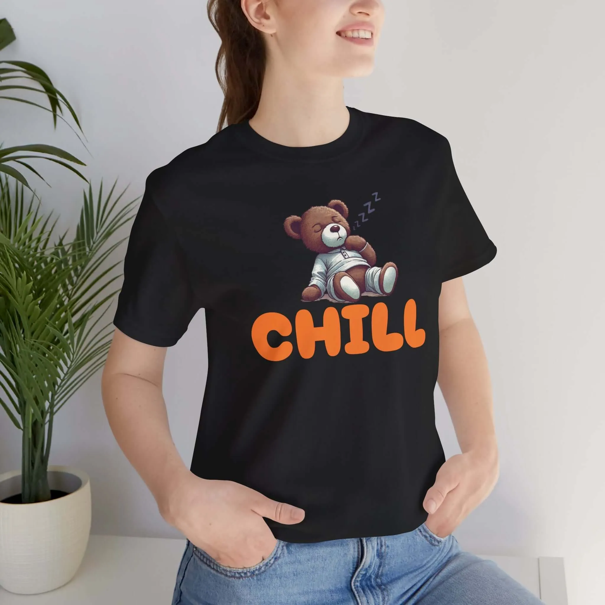 Chill Teddy Bear Unisex Tee
