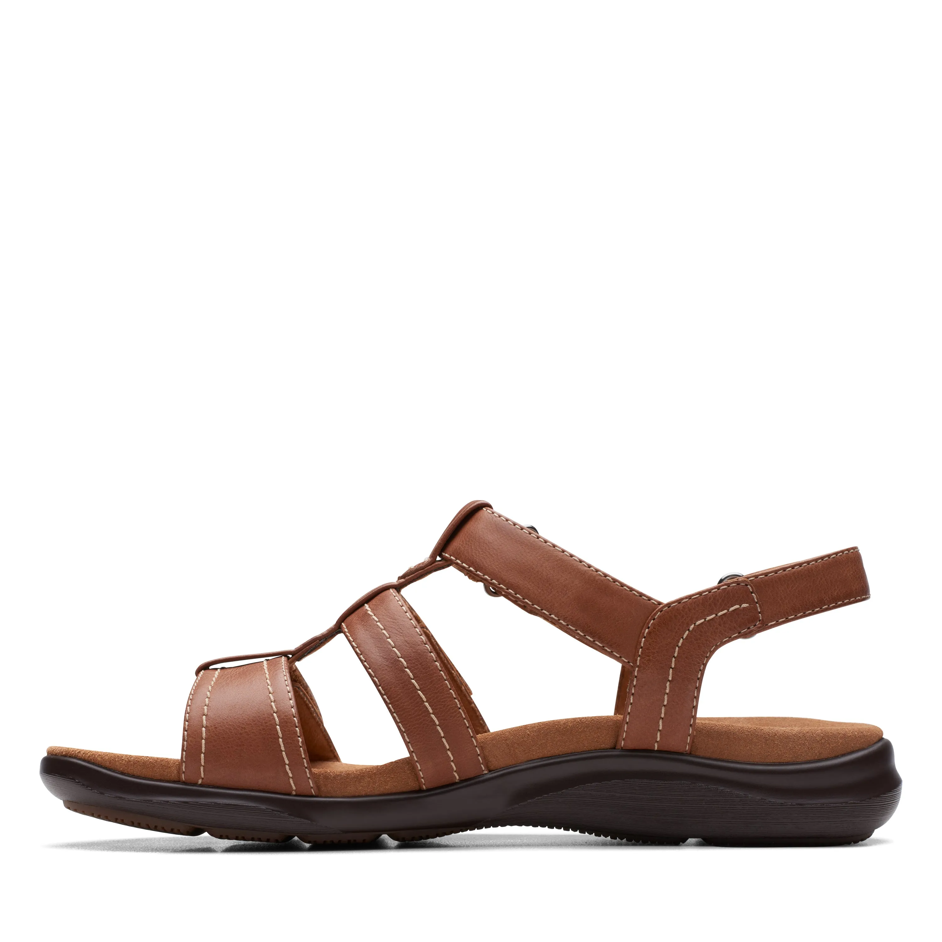 Clarks Women's Kitly Step Back Strap Sandal - Tan