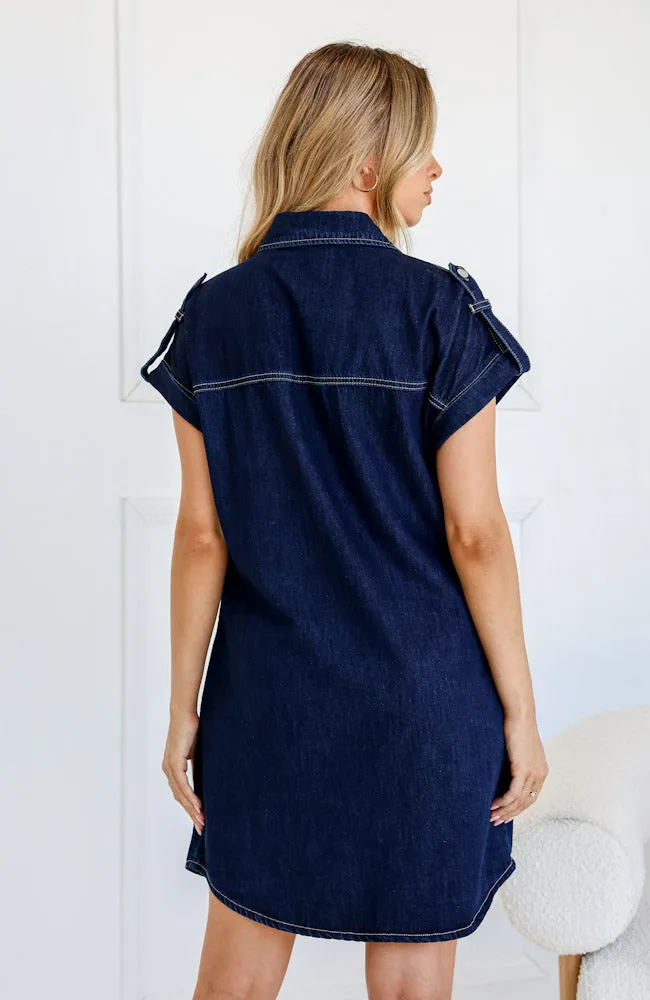 Congo Dress - Dark Denim