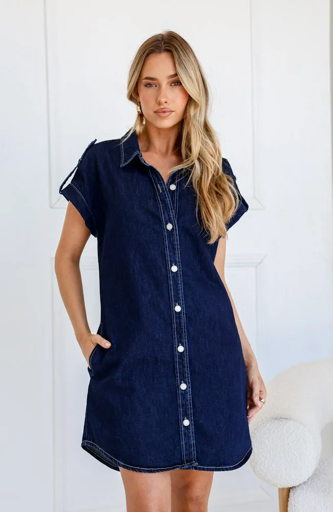 Congo Dress - Dark Denim