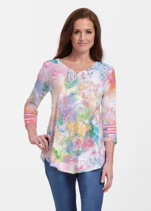 Cool Desert Vibes (17232) ~ V-neck Flowy Tunic