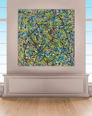 Cosmic Glee  (Embellished-Hand Signed by the Artist)