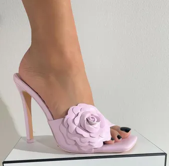 Cristi Pink Mules