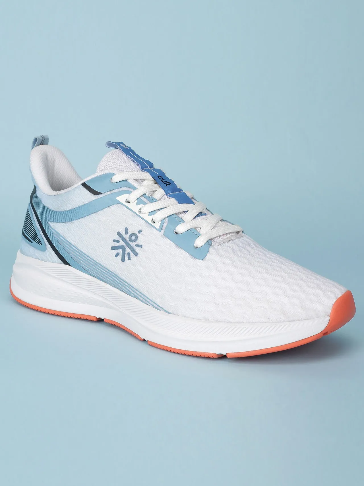cult Men's AeroStride Running Shoes - White/Blue