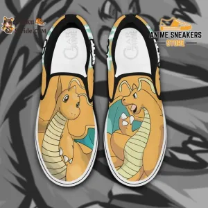 Custom Dragonite Anime Slip-On Shoes Comfort meets cool design