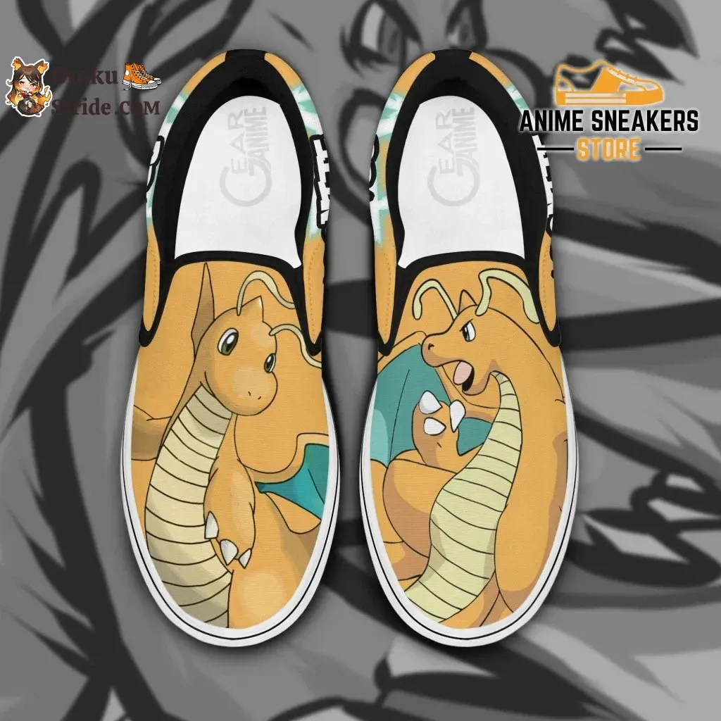 Custom Dragonite Anime Slip-On Shoes Comfort meets cool design