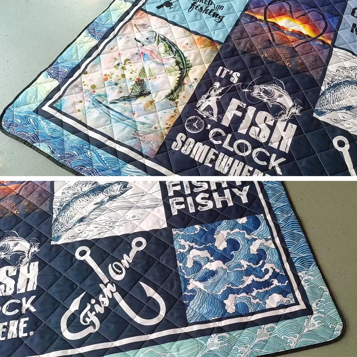 Custom Premium Quilt Blanket Carolina Jersey Ice Hockey Personalized Quilt Gifts for Her & Him