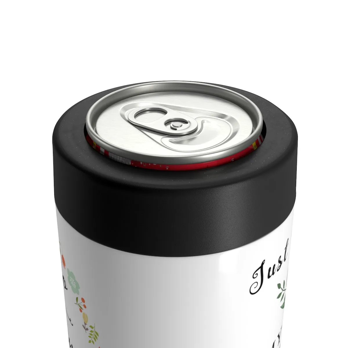 Custom Wedding Can Cooler, Personalized Can Holder - and so the adventure begins