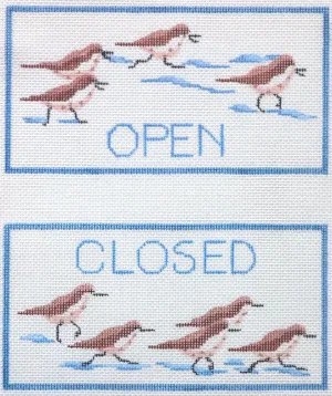 DH-20 “Open/Closed” Sandpipers (2-sided)
