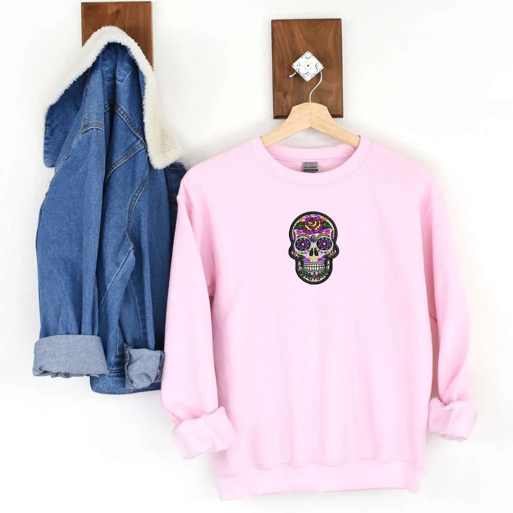 Dia De Los Muerto Oversized Sweatshirt | Sugar Skull Sweatshirt