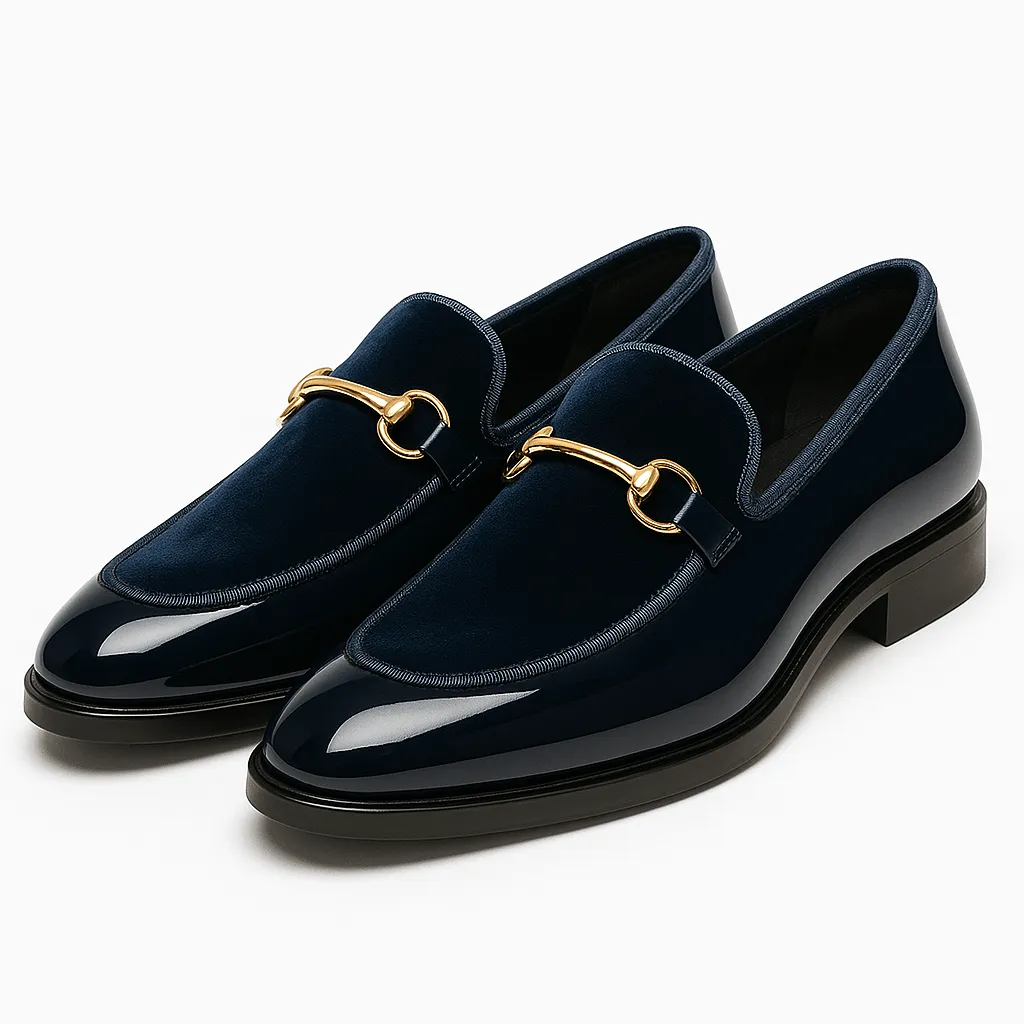 Domoir | Polished Patent Leather Loafers