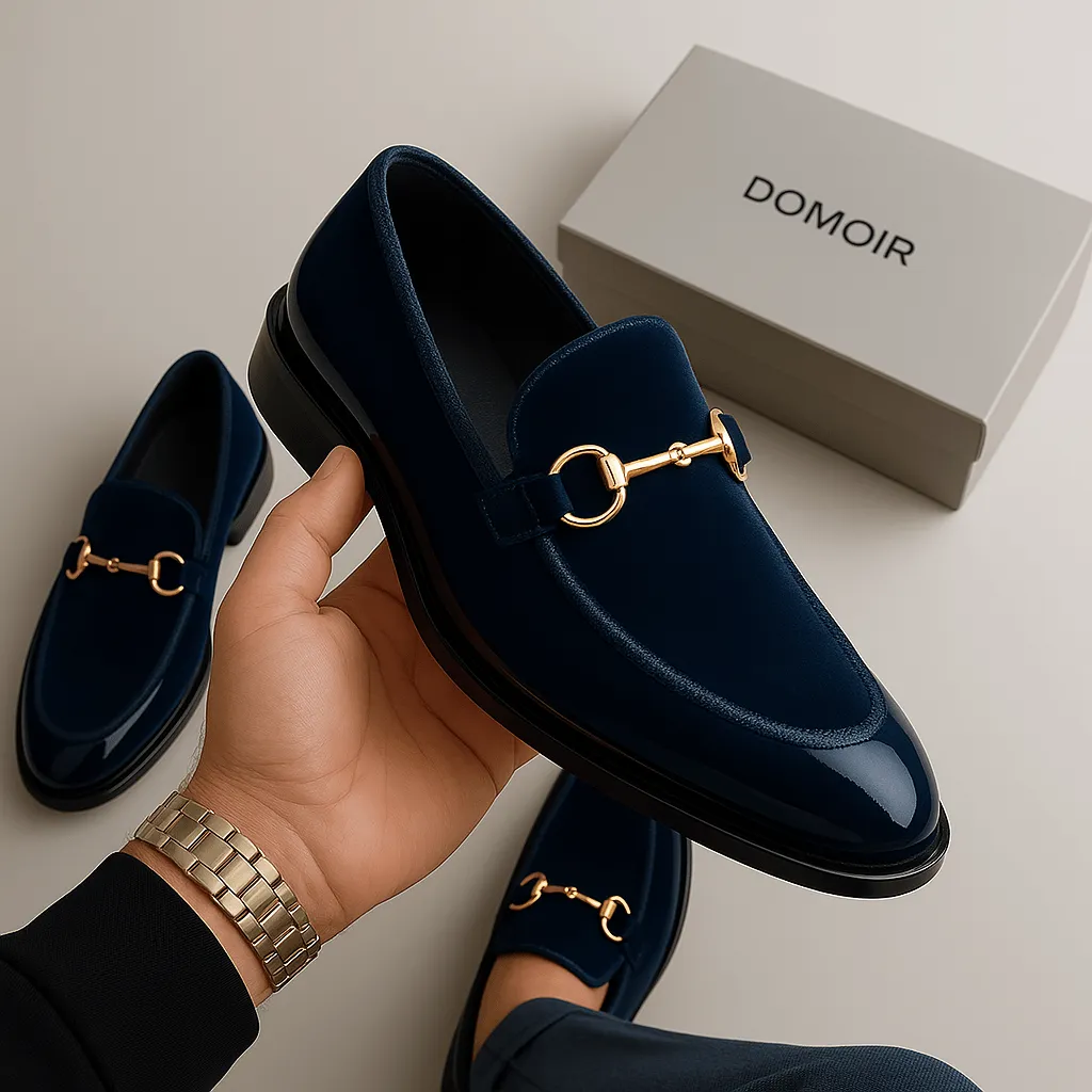 Domoir | Polished Patent Leather Loafers