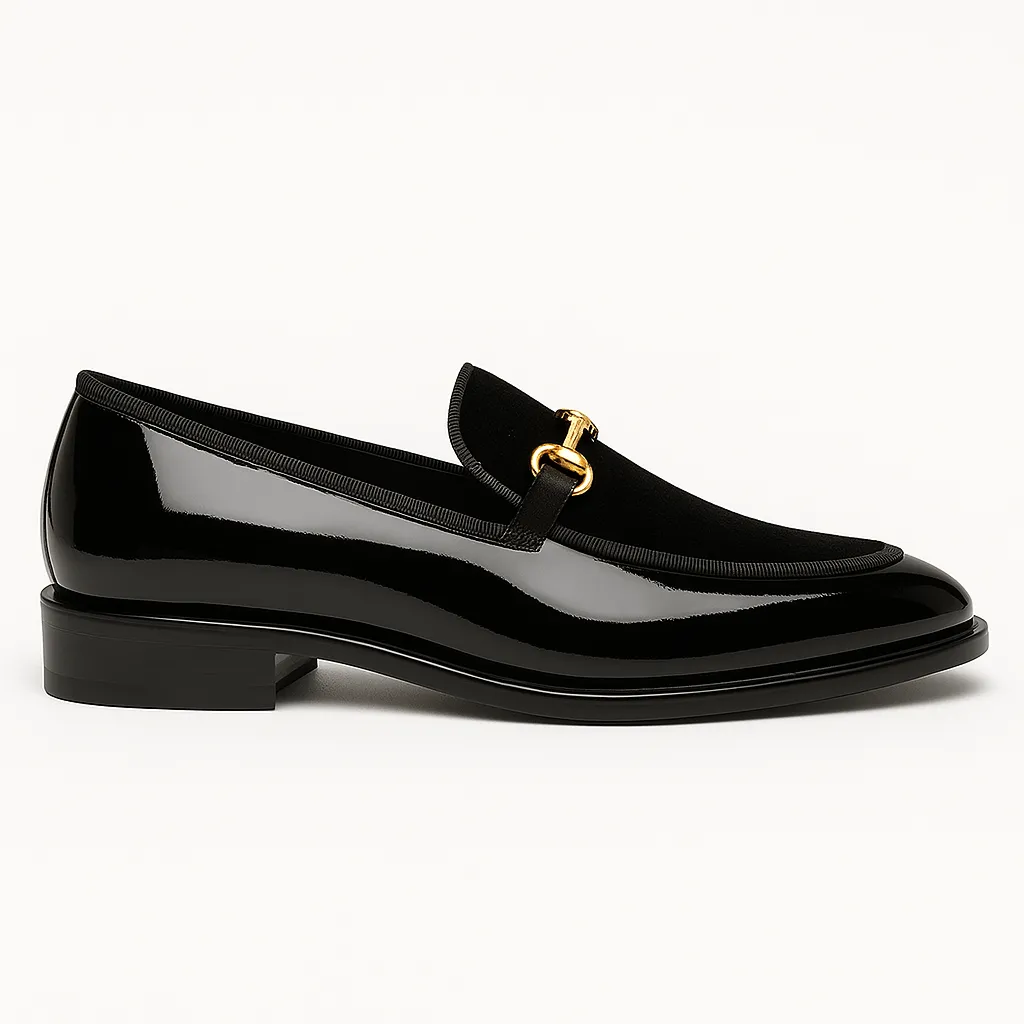 Domoir | Polished Patent Leather Loafers
