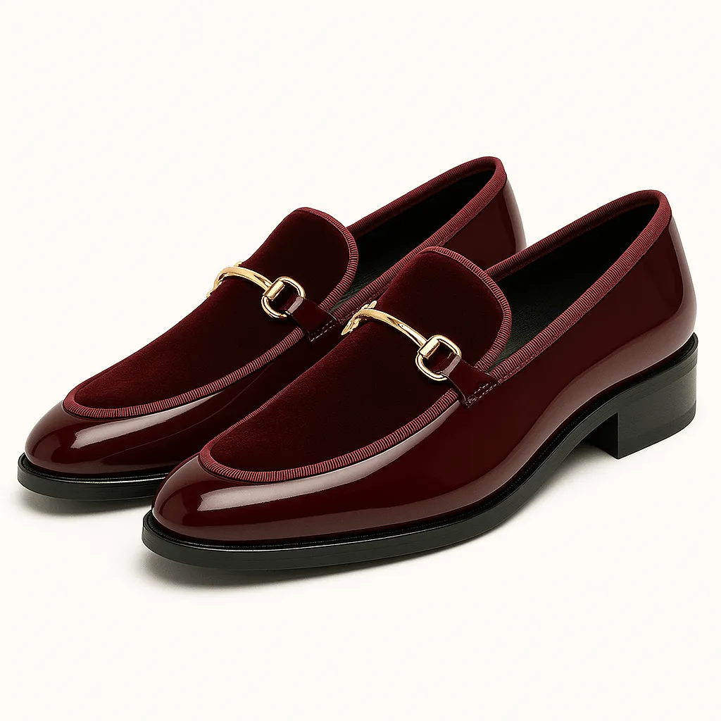 Domoir | Polished Patent Leather Loafers